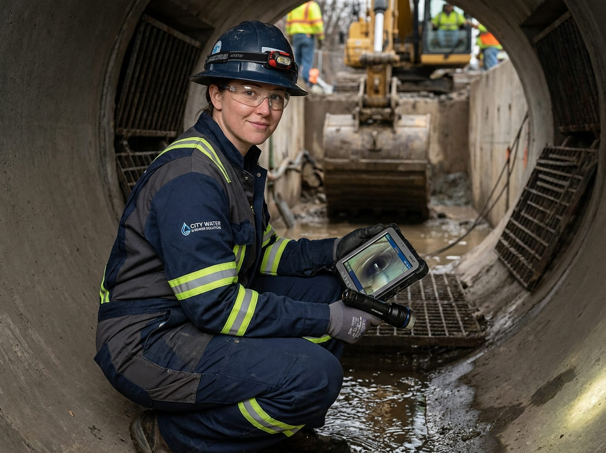 Sewer Line Inspection & Replacement in Walling